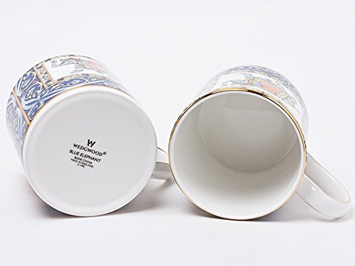 Amazon.co.jp: ウェッジウッド ブルーエレファント ペアマグカップ